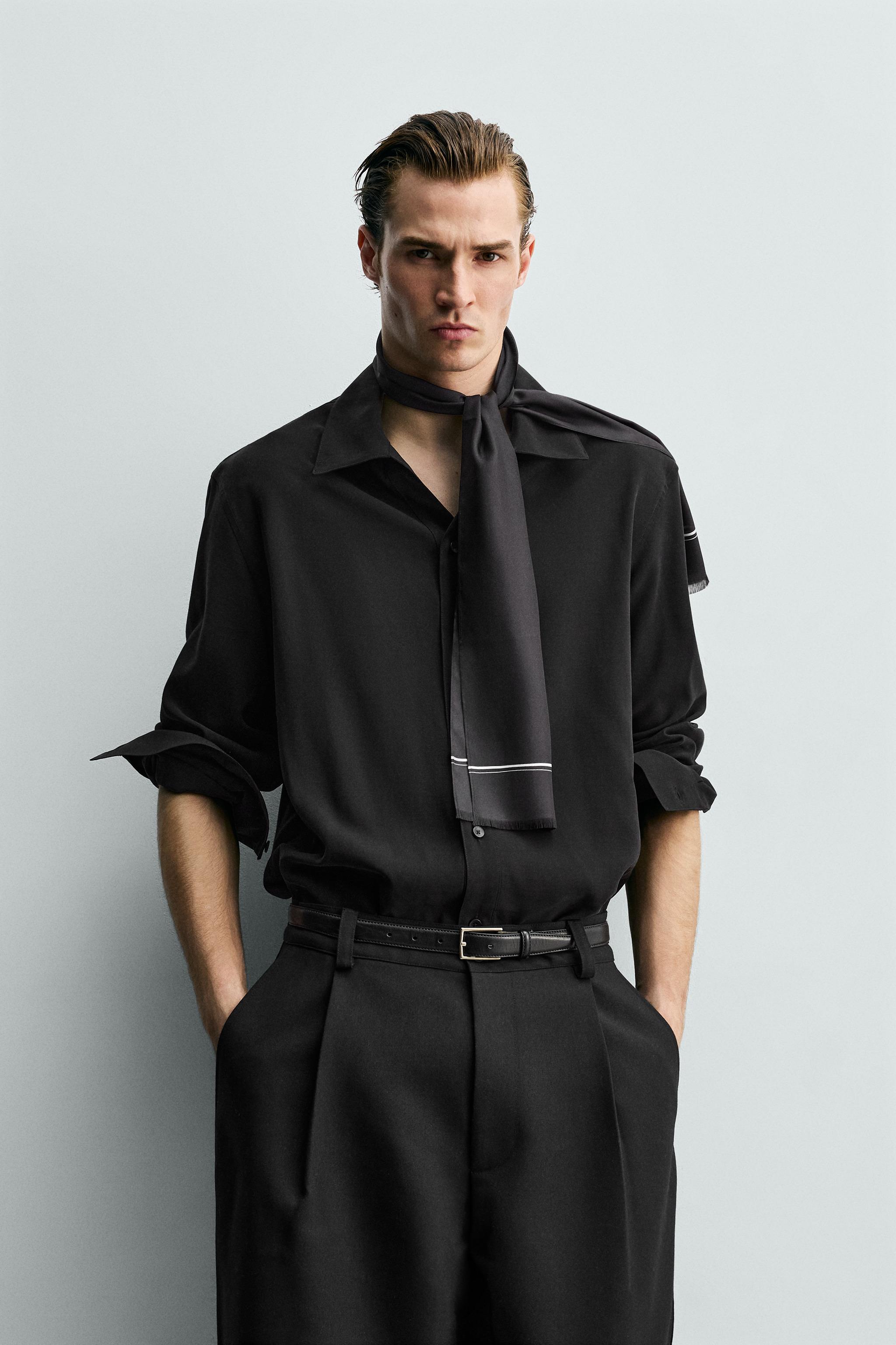 RELAXED FIT FLOWY SHIRT